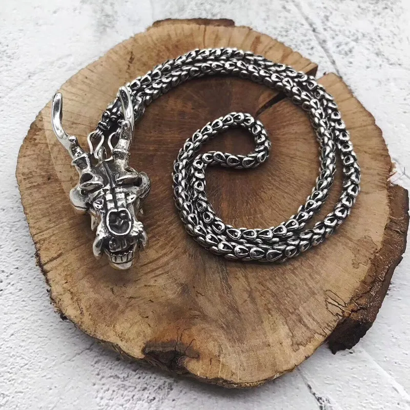 65cm 925 Sterling Silver Jewelry Necklace 7MM Thickness Chain Men Gift Thai Silver Long&Choker Fashion Necklace
65cm 925 Sterling Silver Jewelry Necklace 7MM Thickness Chain Men Gift Thai Silver Long&Choker Fashion Necklace