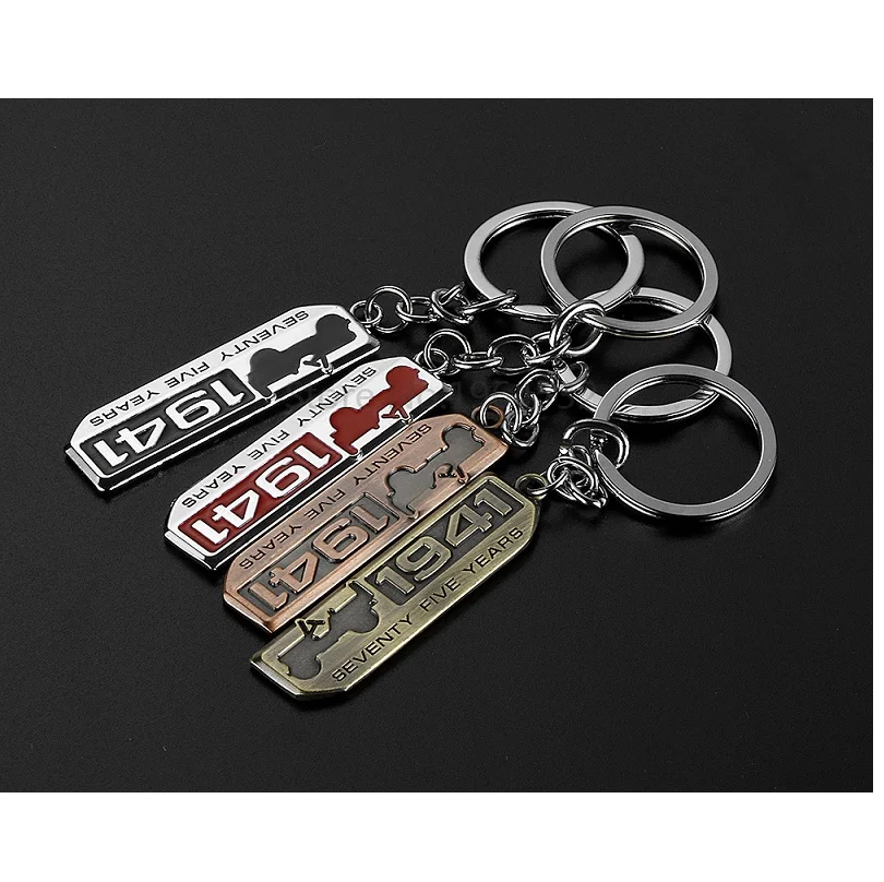 Seventy Five Years 1941 Willys Car Key ring Keychain Metal Key Holder Pendant For Jeep Renegade Wrangler Grand Cherokee Compass
Seventy Five Years 1941 Willys Car Key ring Keychain Metal Key Holder Pendant For Jeep Renegade Wrangler Grand Cherokee Compass