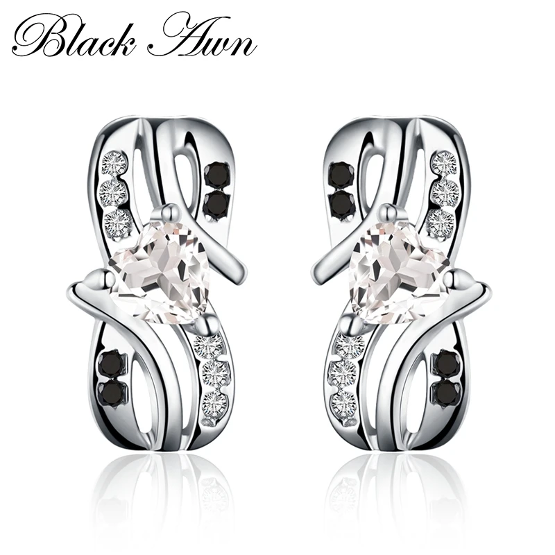 Trendy Genuine 1.5g 925 Sterling Silver Jewelry Bow-knot Heart Wedding Stud Earrings for Women Female Earring T091
Trendy Genuine 1.5g 925 Sterling Silver Jewelry Bow-knot Heart Wedding Stud Earrings for Women Female Earring T091