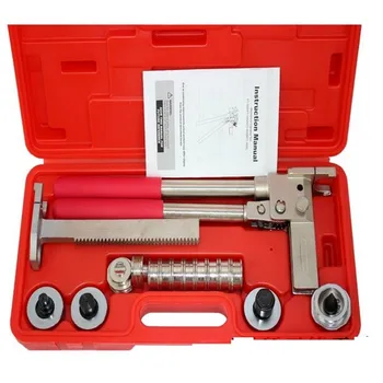 Manual pipe pressing tool Ratchet tie pressure pipe expanding tool Floor Heating plumbing pipe pressure contact pliers 16-32cm
Manual pipe pressing tool Ratchet tie pressure pipe expanding tool Floor Heating plumbing pipe pressure contact pliers 16-32cm