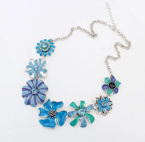 2016 Fashion Bohemian Statement Jewelry Colorful Small Daisy Crystal Flowers Necklaces & Pendants Maxi Jewelry Necklaces Women
2016 Fashion Bohemian Statement Jewelry Colorful Small Daisy Crystal Flowers Necklaces & Pendants Maxi Jewelry Necklaces Women