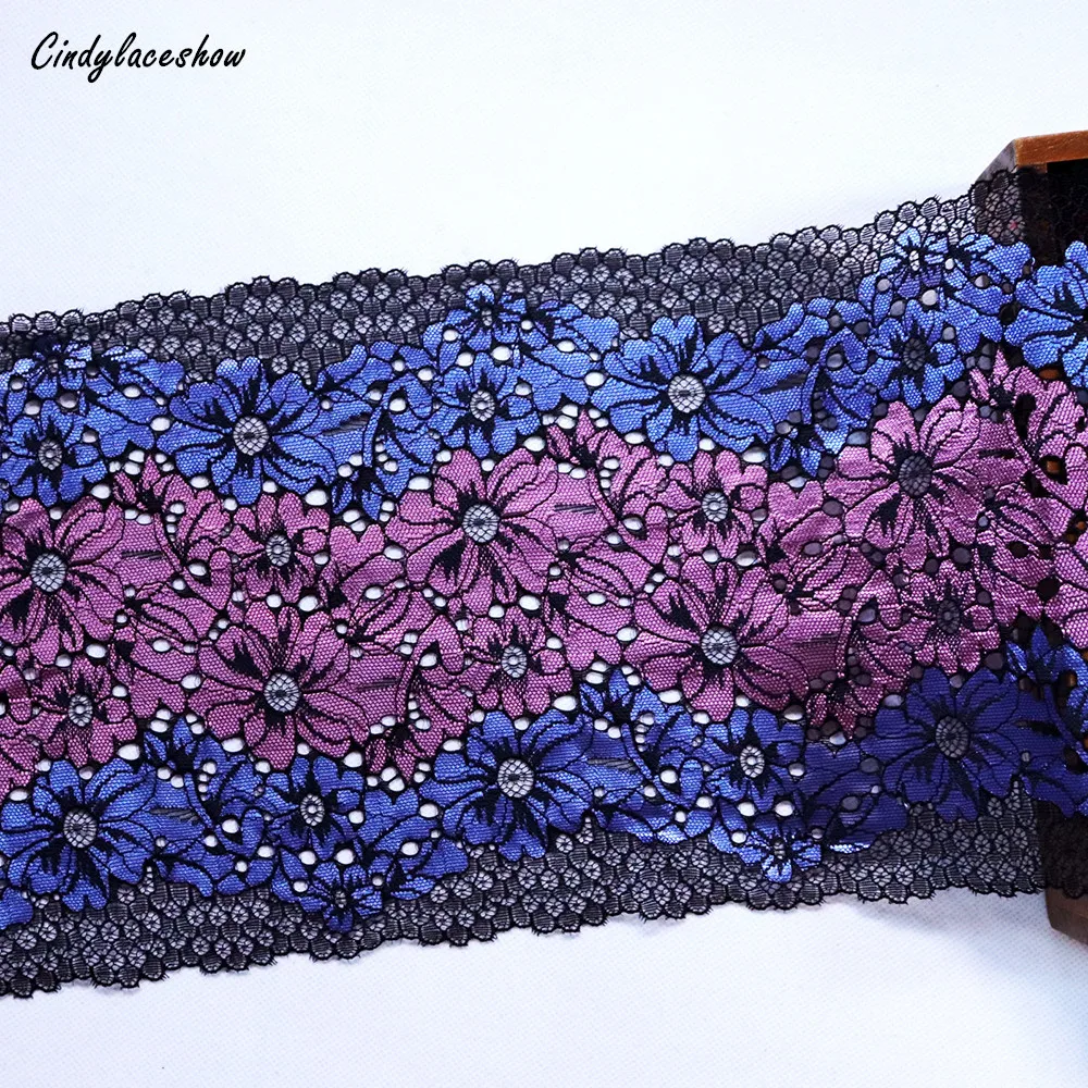 2 Yards 19.8 cm Wide Elastic Lace Trim For Bra Clothing Accessories Sewing Applique Garters Stretch Lace Fabric Purple Red
2 Yards 19.8 cm Wide Elastic Lace Trim For Bra Clothing Accessories Sewing Applique Garters Stretch Lace Fabric Purple Red