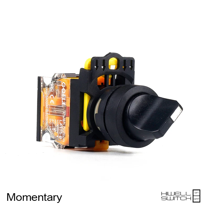 5 PCS Push button switch Selector switch Short handle 3-Position Latching OR Momentary Waterproof IP65 LA115-B1-11
5 PCS Push button switch Selector switch Short handle 3-Position Latching OR Momentary Waterproof IP65 LA115-B1-11