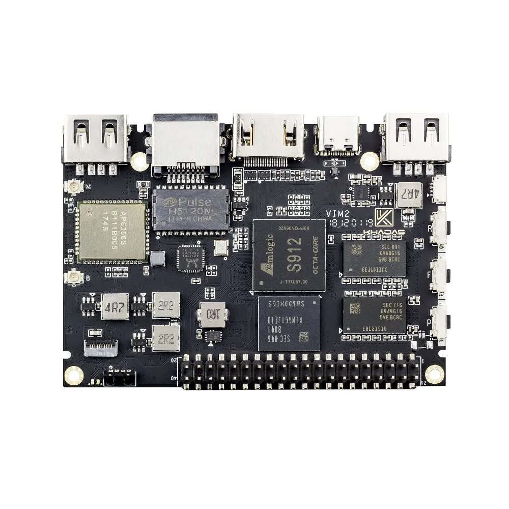 Khadas VIM2 SBC: Amlogic S912 Soc Support Google Fuchsia OS | 2GB + 16GB(Basic Model)
Khadas VIM2 SBC: Amlogic S912 Soc Support Google Fuchsia OS | 2GB + 16GB(Basic Model)