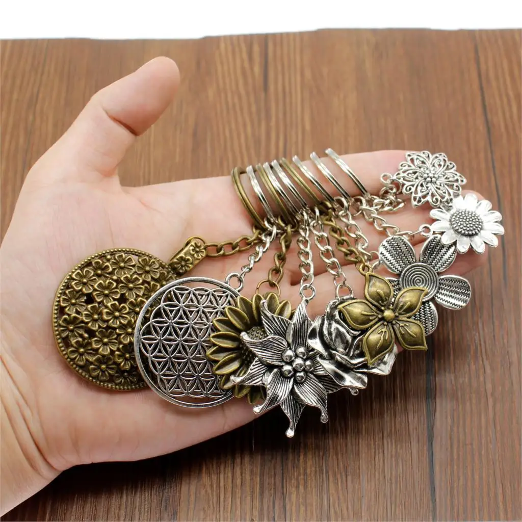Personality Car Keychain Flower Of Life Bag Charm Flower Cool Keychain Key Chains For Girls Car Accessories
Personality Car Keychain Flower Of Life Bag Charm Flower Cool Keychain Key Chains For Girls Car Accessories