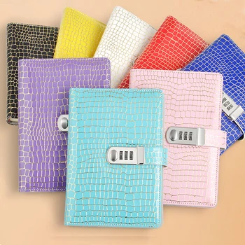 New leather Diary Vintage Notebook with Lock code password Notepad A5 100 sheets paper stationery Products supplies gift
New leather Diary Vintage Notebook with Lock code password Notepad A5 100 sheets paper stationery Products supplies gift