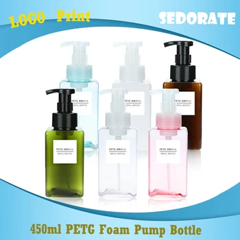 Sedorate 10 pcs/Lot Plastic Foam Pump Bottle 450ML PETG Empty Liquid Soap Refillable Bottle Shampoo Containers FY001
Sedorate 10 pcs/Lot Plastic Foam Pump Bottle 450ML PETG Empty Liquid Soap Refillable Bottle Shampoo Containers FY001