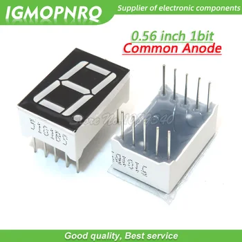 5pcs Digital tube segment common Anode Red 1 Bit digital Tube 0.56 inch Red LED Display 5161BS Digital tube
5pcs Digital tube segment common Anode Red 1 Bit digital Tube 0.56 inch Red LED Display 5161BS Digital tube