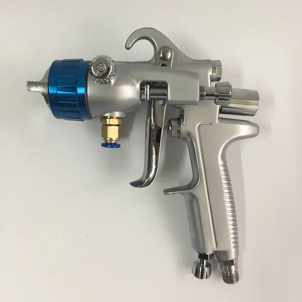 SAT1189 pressure feeding type spray gun double nozzle nano chrome plate paint gun air tool for car painting dual head paint gun 
SAT1189 pressure feeding type spray gun double nozzle nano chrome plate paint gun air tool for car painting dual head paint gun