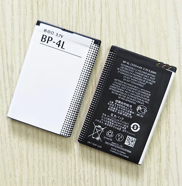 B-TAIHENG 2PCS/LOT NEW 1500mAh BP-4L Battery For Nokia E61i E63 E90 E95 E71 6650F N97 N810 E72 E52 BP4L BP 4L P
B-TAIHENG 2PCS/LOT NEW 1500mAh BP-4L Battery For Nokia E61i E63 E90 E95 E71 6650F N97 N810 E72 E52 BP4L BP 4L P