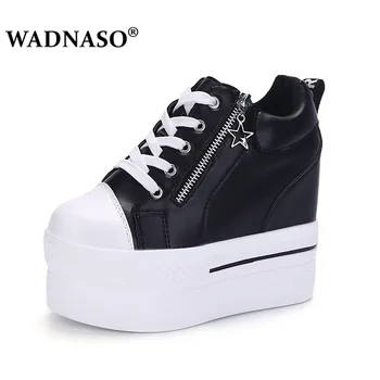 WADNASO Women Shoes Canvas 2019 Fashion Height Increasing Wedge Heels Casual Elevator Platform Shoes Women's Shoes Black White
WADNASO Women Shoes Canvas 2019 Fashion Height Increasing Wedge Heels Casual Elevator Platform Shoes Women's Shoes Black White