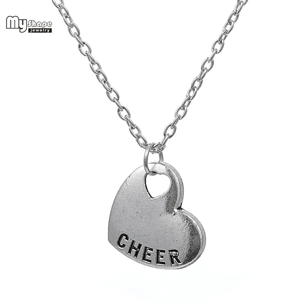 my shape Antique Silver Plated Cheer Heart Engraved Pendant Necklace Women chokers necklaces for women Christmas Gift
my shape Antique Silver Plated Cheer Heart Engraved Pendant Necklace Women chokers necklaces for women Christmas Gift