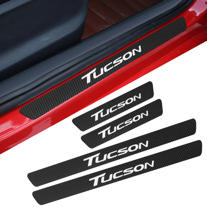 Car Carbon Fiber Protect Sticker Look Car Door Plate sill scuff welcome pedal threshold Cover for Hyundai TUCSON Sticker
Car Carbon Fiber Protect Sticker Look Car Door Plate sill scuff welcome pedal threshold Cover for Hyundai TUCSON Sticker