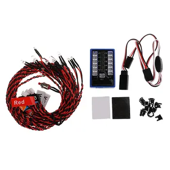 Multicolor 12 LED Flashing Light Lamp Lighting System for RC Car Spare Replacement Parts Accessories Hardware Decoration
Multicolor 12 LED Flashing Light Lamp Lighting System for RC Car Spare Replacement Parts Accessories Hardware Decoration