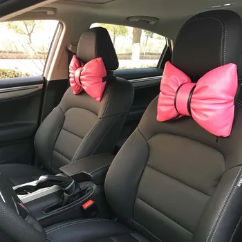 Charming Bowknot Hot Pink Leather Headrest Pillow Neck Rest Cushions for Car (2pcs)
Charming Bowknot Hot Pink Leather Headrest Pillow Neck Rest Cushions for Car (2pcs)
