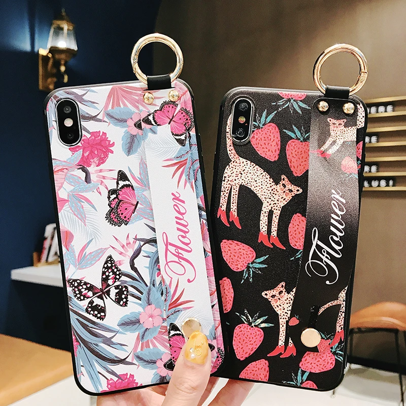 Wrist Strap Kickstand 3D Relief Phone Case for Samsung Galaxy A10 A20 A30 A40 A50 A60 A70 M20 Cover Butterfly strawberry Funda
Wrist Strap Kickstand 3D Relief Phone Case for Samsung Galaxy A10 A20 A30 A40 A50 A60 A70 M20 Cover Butterfly strawberry Funda