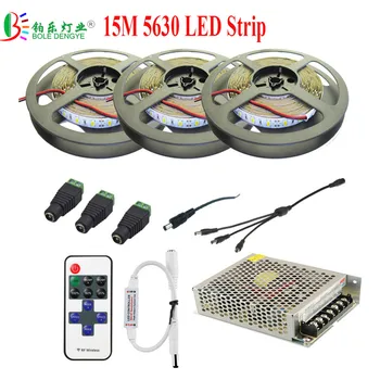 15M LED Strip 5630 Non Waterproof 5730 Cool White Flexible Tape Light Fita Diode Warm White SMD Dimmable Brighter than 5050 Kit
15M LED Strip 5630 Non Waterproof 5730 Cool White Flexible Tape Light Fita Diode Warm White SMD Dimmable Brighter than 5050 Kit