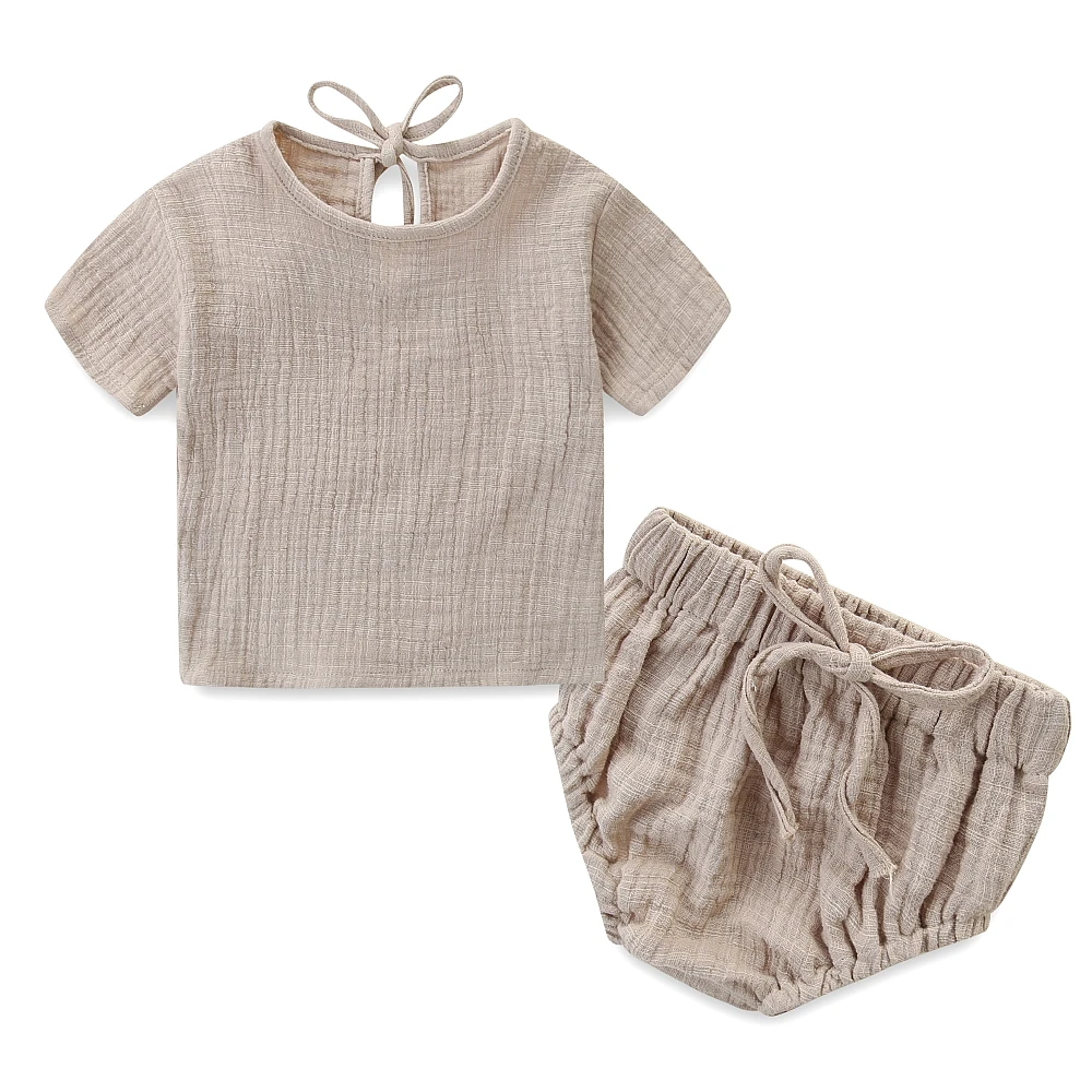 2019 Summer Fashion Kids Girls Boys Sets Linen Casual Sets Tops Toddler Clothing Sets
2019 Summer Fashion Kids Girls Boys Sets Linen Casual Sets Tops Toddler Clothing Sets