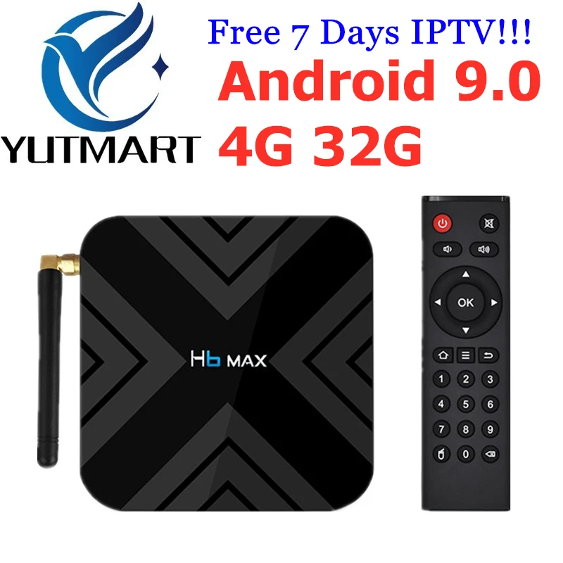 YUTMART H6 MAX Smart tv box android 9.1 4GB 32GB ALLWINNER H6 Quad Core WIFI 4K 2.4GHz WiFi Media Player BT 4.1
YUTMART H6 MAX Smart tv box android 9.1 4GB 32GB ALLWINNER H6 Quad Core WIFI 4K 2.4GHz WiFi Media Player BT 4.1