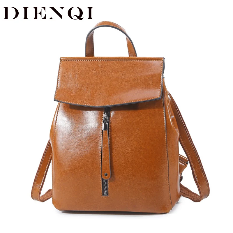 DIENQI Multifunctional Women Leather Backpack Bag 2018 Luxury Vintage Genuine Leather Female Backpack Ladies School Bag Bagpack
DIENQI Multifunctional Women Leather Backpack Bag 2018 Luxury Vintage Genuine Leather Female Backpack Ladies School Bag Bagpack