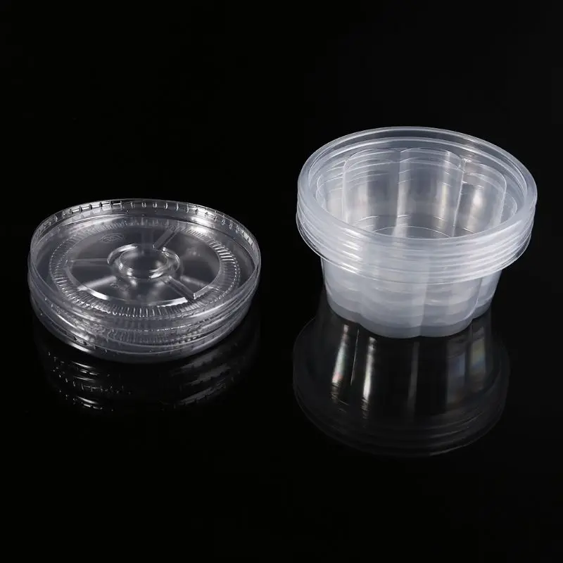 50Pcs/Set Disposable Pudding Cups Set Of 150ml Sauce Pot Container Jello Shot Cup Slime Storage With Lid for Ketchup
50Pcs/Set Disposable Pudding Cups Set Of 150ml Sauce Pot Container Jello Shot Cup Slime Storage With Lid for Ketchup