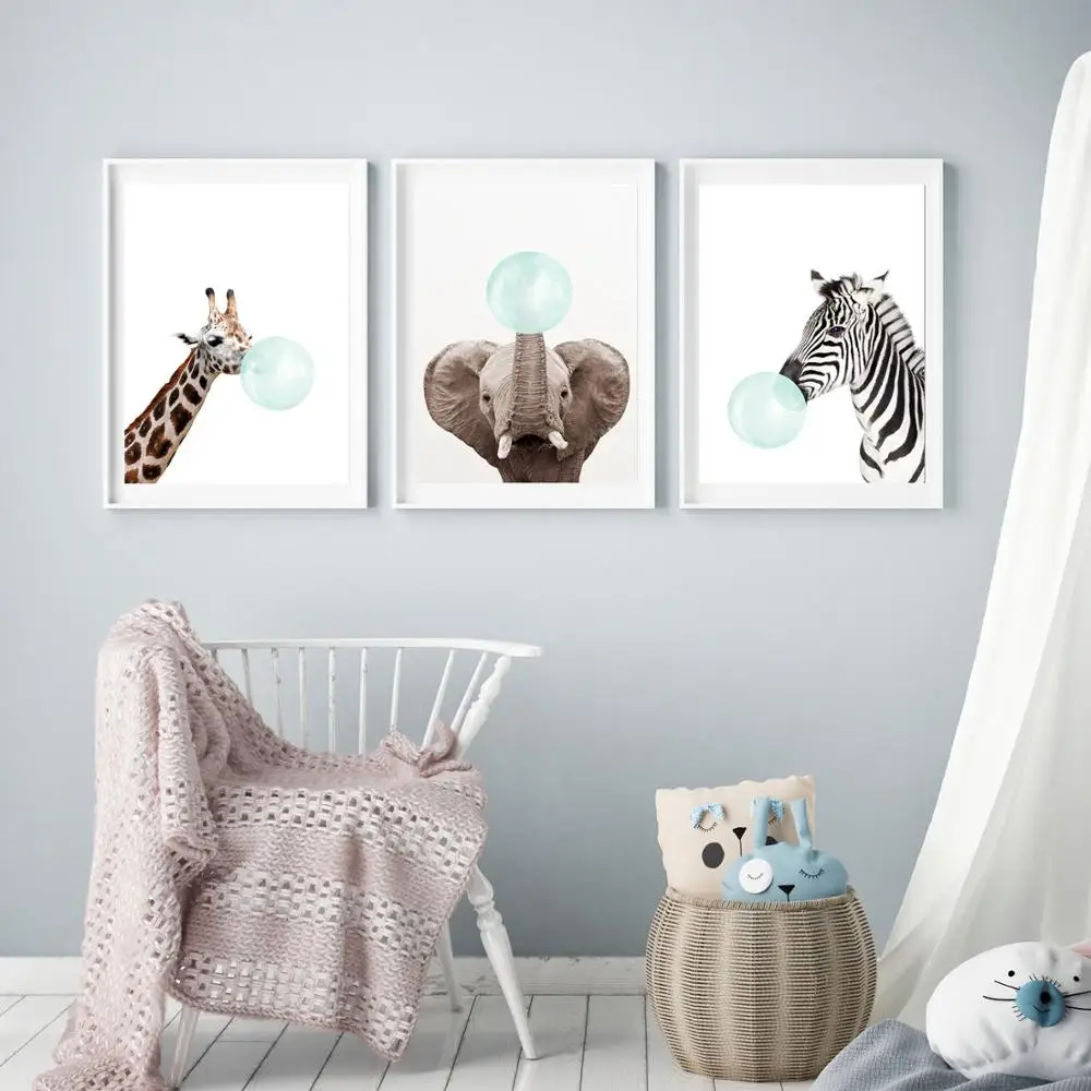 3pcs Poster Nordic Kids Room Giraffe Zebra Elephant Nursery Wall Art Decor Canvas Print Art Painting Wall Pictures for Bedroom
3pcs Poster Nordic Kids Room Giraffe Zebra Elephant Nursery Wall Art Decor Canvas Print Art Painting Wall Pictures for Bedroom