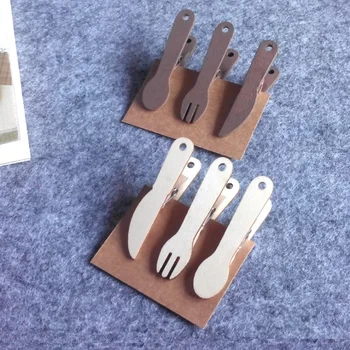 100sets 3pcs/set Wooden Clips Knife Fork Spoon Snack Food Bag Sealing Clip Ticket Folder Photo Paper Clips W9708
100sets 3pcs/set Wooden Clips Knife Fork Spoon Snack Food Bag Sealing Clip Ticket Folder Photo Paper Clips W9708