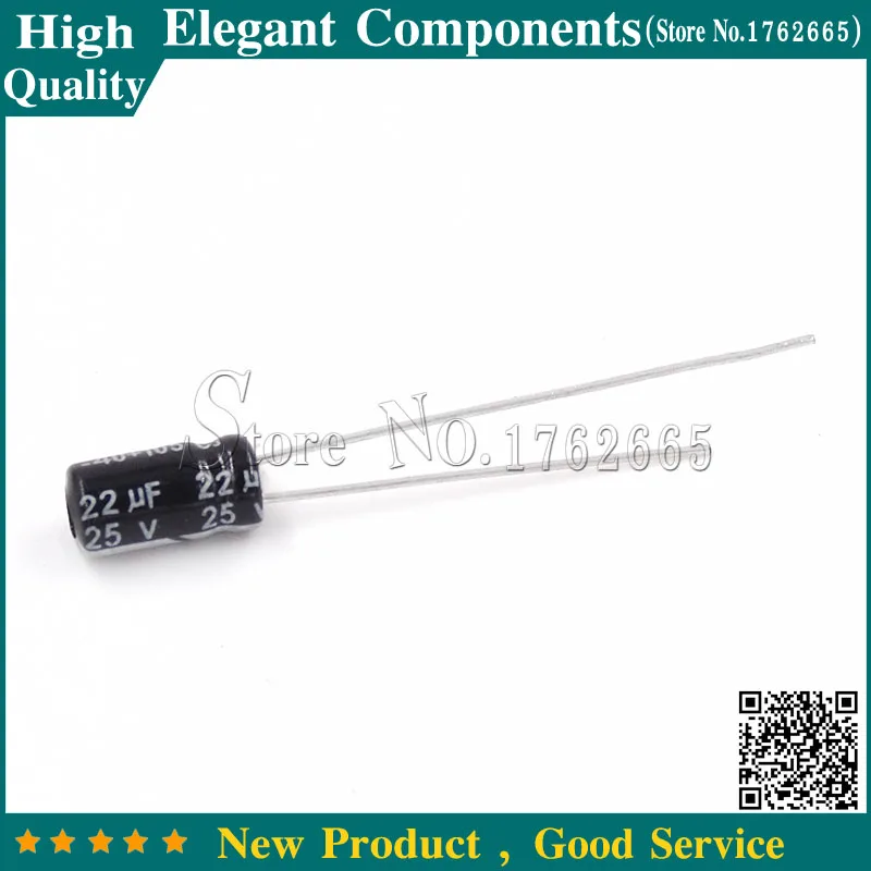 50Pcs 25V 22UF 22UF 25V Aluminum Electrolytic Capacitors Size 4*7MM 25 V / 22 UF Electrolytic capacitor
50Pcs 25V 22UF 22UF 25V Aluminum Electrolytic Capacitors Size 4*7MM 25 V / 22 UF Electrolytic capacitor