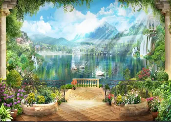 flowers blue sky white clouds lake white swans mountains backdrop Vinyl cloth High quality Computer print scenic Background
flowers blue sky white clouds lake white swans mountains backdrop Vinyl cloth High quality Computer print scenic Background