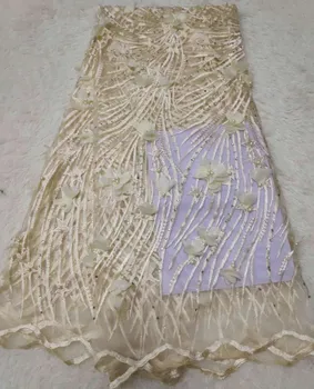Fashion African Lace Fabric High Quality Lace Nigerian Lace Fabric 2019 High Quality Lace With Beaded 5yards FFHD6-20
Fashion African Lace Fabric High Quality Lace Nigerian Lace Fabric 2019 High Quality Lace With Beaded 5yards FFHD6-20