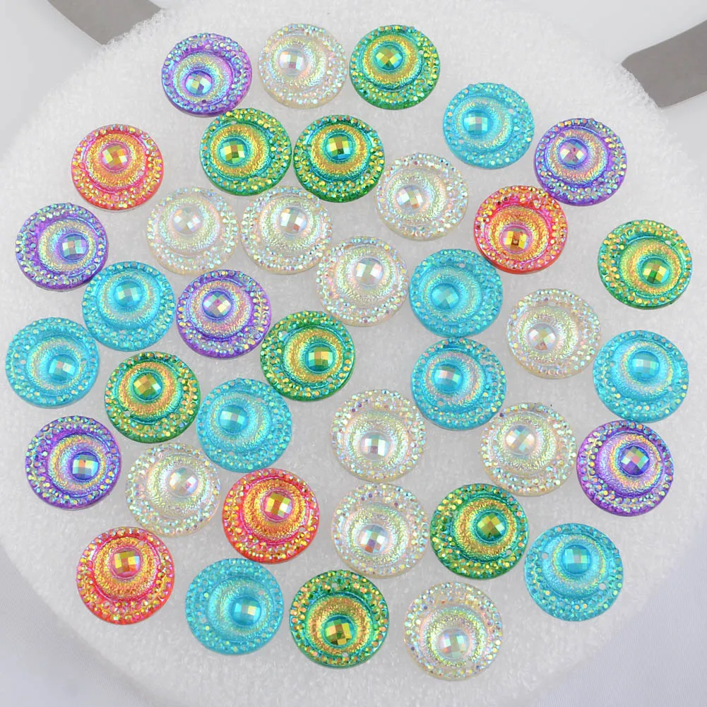 BOLIAO DIY 20Pcs 16mm (0.63in) Round Eyeball AB Color Resin Mix Rhinestone Bead Work FlatBack Sew On Clothes 2 Hole
BOLIAO DIY 20Pcs 16mm (0.63in) Round Eyeball AB Color Resin Mix Rhinestone Bead Work FlatBack Sew On Clothes 2 Hole
