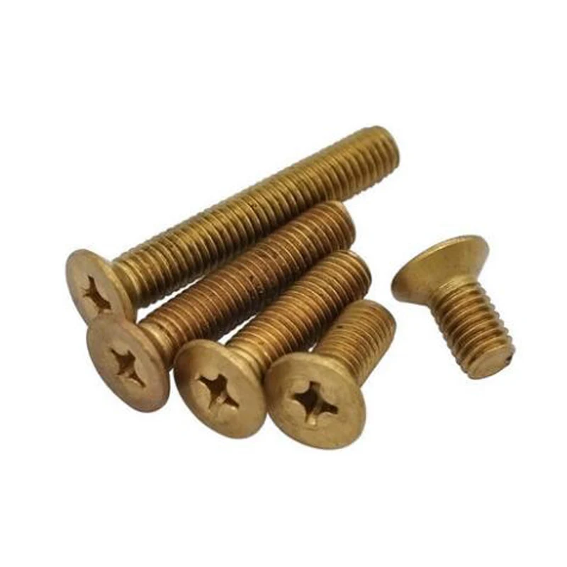 100 Pcs M2 M2.5 M3 M4 M5 M6 Brass Phillips Flat Head Machine Screws Countersunk Head Brass
100 Pcs M2 M2.5 M3 M4 M5 M6 Brass Phillips Flat Head Machine Screws Countersunk Head Brass