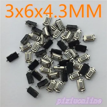 

G73Y High Quality 50pcs SMT 3x6x2.5MM 2PIN Tactile Tact Push Button Micro Switch G73 Self-reset Momentary Hot Sale 2017