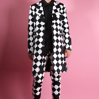 Men Suits Sets (jacket+pant) Long Casual Suit Jacket Male Fashion Slim Fit Blazers Coat Singer Dancer Stage Clothing Custom Made
Men Suits Sets (jacket+pant) Long Casual Suit Jacket Male Fashion Slim Fit Blazers Coat Singer Dancer Stage Clothing Custom Made