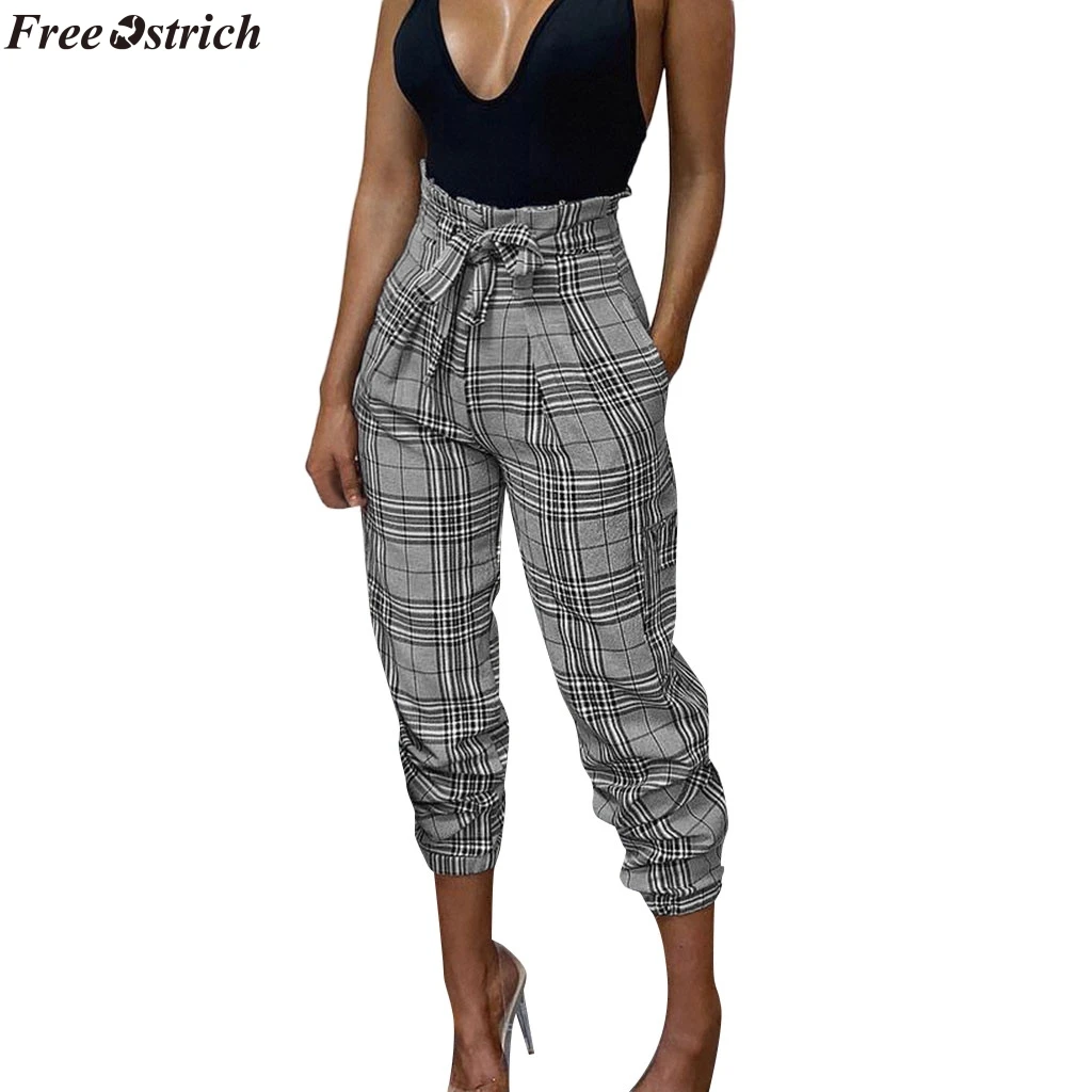 FREE OSTRICH Women's New Summer Wide Leg Pants Casual Plaid Loose Pants Pants High Waist Loose Belt Striped Elastic Band
FREE OSTRICH Women's New Summer Wide Leg Pants Casual Plaid Loose Pants Pants High Waist Loose Belt Striped Elastic Band