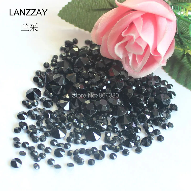Free Shipping LANZZAY 1200pcs Black Mix 3 Sizes Acrylic Crystals Diamond Confetti Wedding Party Table Decoration
Free Shipping LANZZAY 1200pcs Black Mix 3 Sizes Acrylic Crystals Diamond Confetti Wedding Party Table Decoration