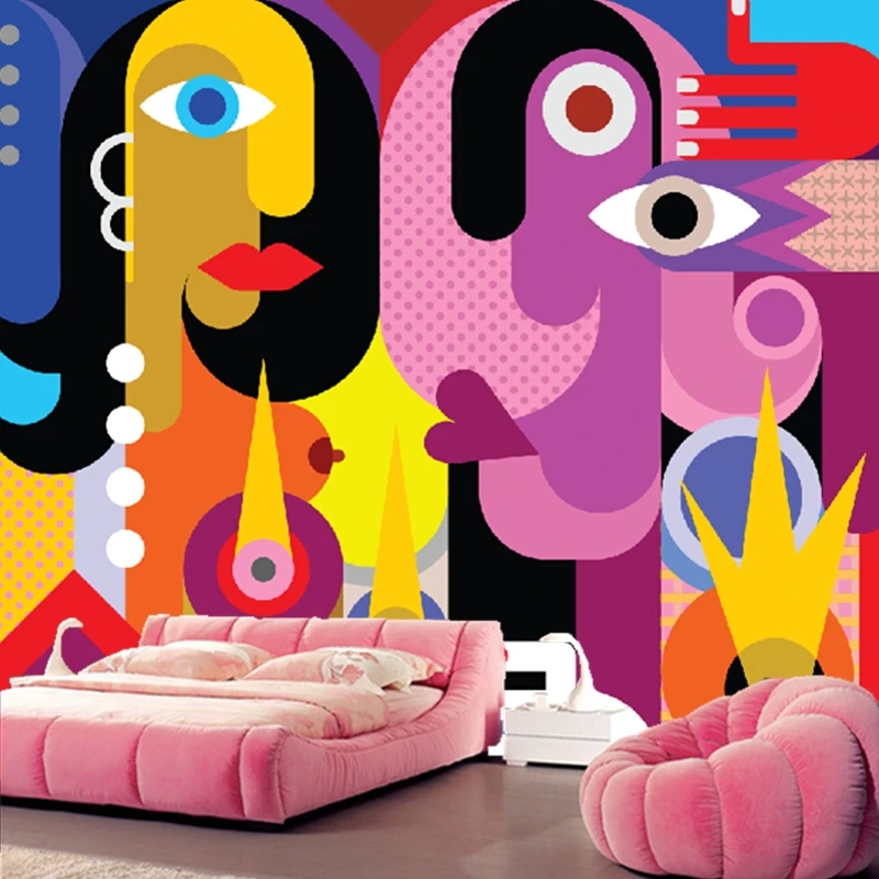 Custom papel DE parede infantil, cartoon abstract woman murals for children room living room TV wall waterproof wallpaper
Custom papel DE parede infantil, cartoon abstract woman murals for children room living room TV wall waterproof wallpaper