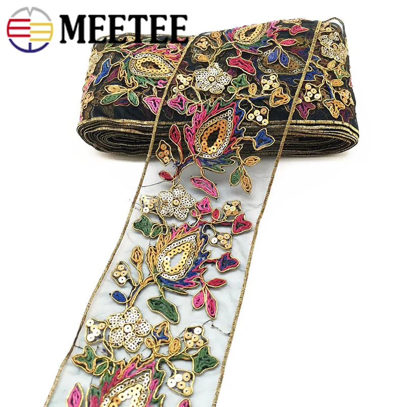 3Meters Retro Gold Sequins Lace Trims Webbing Embroideried Lace Ribbons Fabric for Dance Dress Bag DIY Sewing Accessories RC144
3Meters Retro Gold Sequins Lace Trims Webbing Embroideried Lace Ribbons Fabric for Dance Dress Bag DIY Sewing Accessories RC144