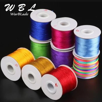 WarBLade 60m 1.5mm Cotton Cord Nylon Thread Braided Chinese Knot Macrame Cord String Rope Beading DIY Bracelet Jewelry Making
WarBLade 60m 1.5mm Cotton Cord Nylon Thread Braided Chinese Knot Macrame Cord String Rope Beading DIY Bracelet Jewelry Making