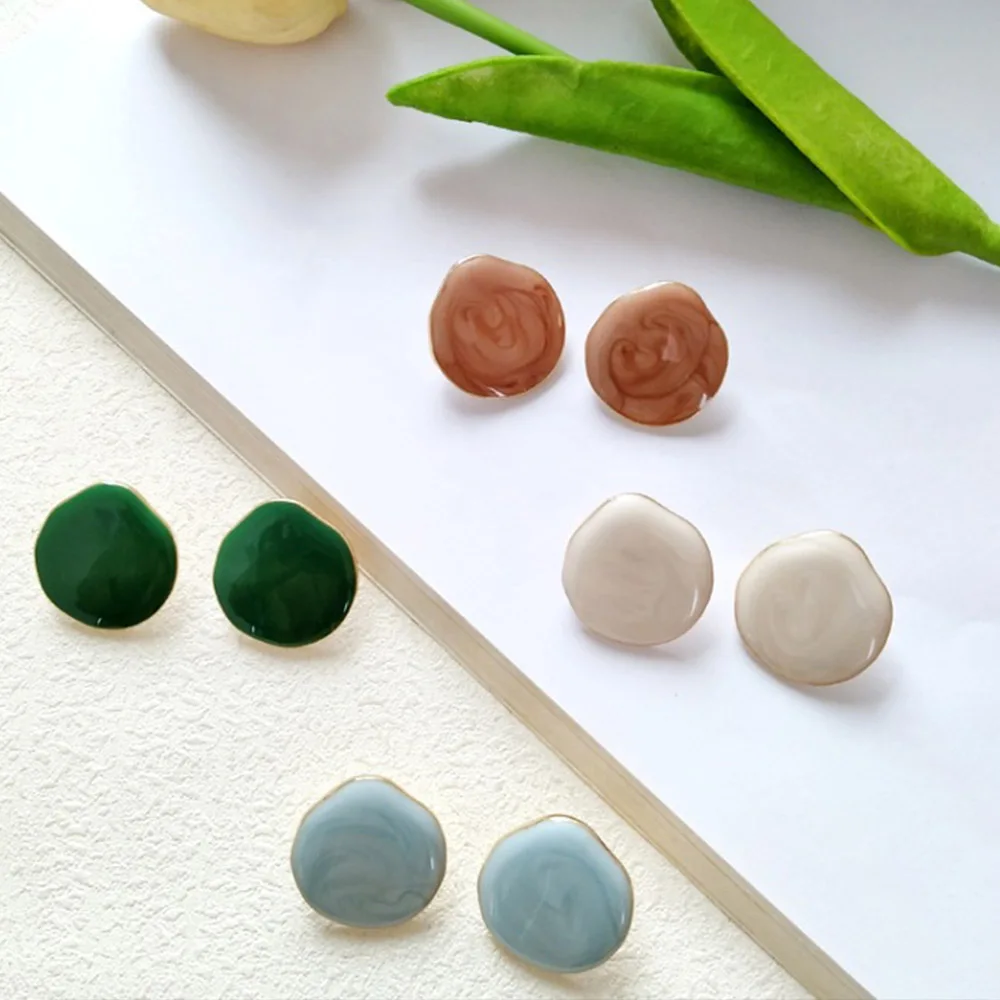 Chadestinty New Geometric Stud Earrings For Women Blue Green White Resin Earing Big Jewelry Earings boucle d'oreille femme
Chadestinty New Geometric Stud Earrings For Women Blue Green White Resin Earing Big Jewelry Earings boucle d'oreille femme