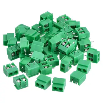 New 50 Pieces 2 Pin 5 mm Pinch PCB Mount Screw Terminal Block Connector 300V 10A (Green)
New 50 Pieces 2 Pin 5 mm Pinch PCB Mount Screw Terminal Block Connector 300V 10A (Green)