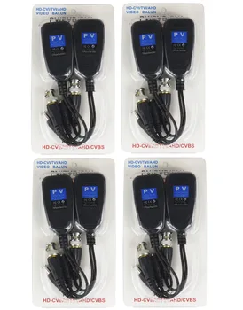 STARAUDIO 4 Pairs CCTV Coax BNC Video Power Audio Balun Transceiver RJ 45 To CAT5e 6 Protection SHDC-001
STARAUDIO 4 Pairs CCTV Coax BNC Video Power Audio Balun Transceiver RJ 45 To CAT5e 6 Protection SHDC-001