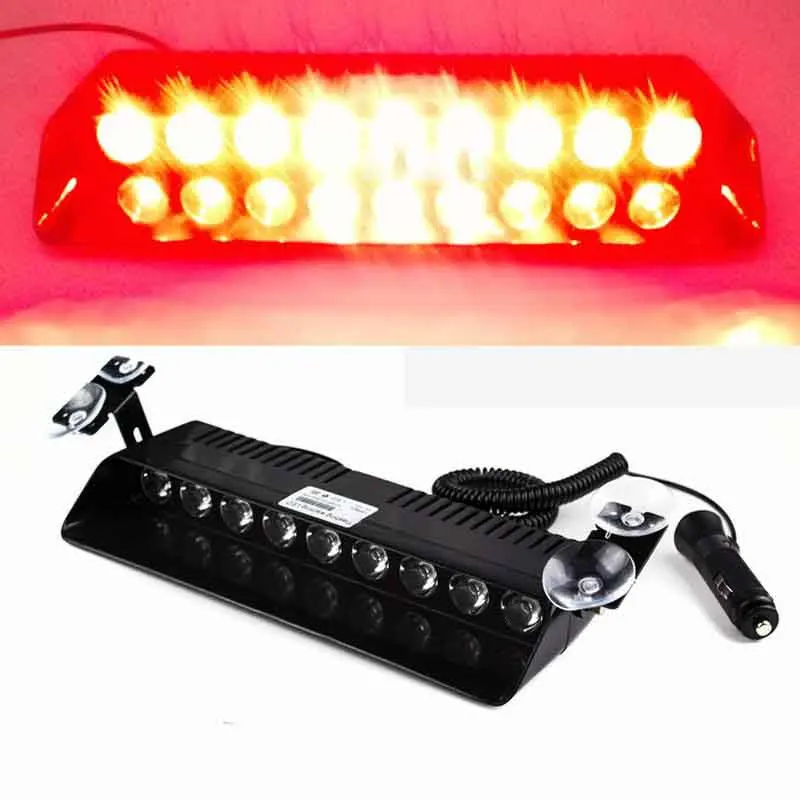 9 Led 9w Car Truck Strobe Windshield Dash Lights 16 Pattern Super Bright for EMS Law Enforcement Warning LED Strobe Lights (Red)
9 Led 9w Car Truck Strobe Windshield Dash Lights 16 Pattern Super Bright for EMS Law Enforcement Warning LED Strobe Lights (Red)
