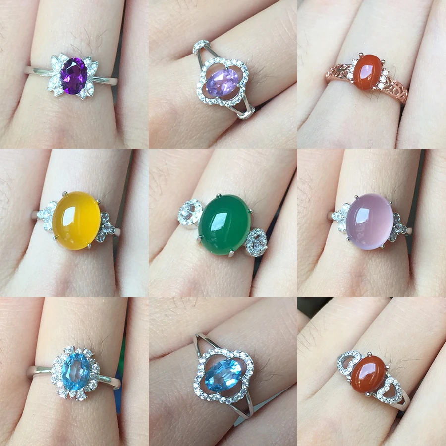 [MeiBaPJ 9 Styles Natural Topaz Red Agate Gemstone Trendy Ring for Women Real 925 Sterling Silver Charm Fine Jewelry
[MeiBaPJ 9 Styles Natural Topaz Red Agate Gemstone Trendy Ring for Women Real 925 Sterling Silver Charm Fine Jewelry