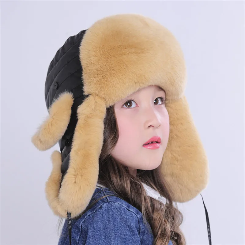 New Winter Russia Fur Hat Children Fur Hat Warm Soft Real Rex Rabbit Fur Boy Girl Earmuffs Hat Cute Baby Fur Bomber Hat Cap
New Winter Russia Fur Hat Children Fur Hat Warm Soft Real Rex Rabbit Fur Boy Girl Earmuffs Hat Cute Baby Fur Bomber Hat Cap