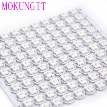 100pcs SK6812 WS2812B 5050 RGB LED & PCB Board 1-LED Addressable Module Pixel Light DC5V mini PCB board (10mm*3mm) Heatsink
100pcs SK6812 WS2812B 5050 RGB LED & PCB Board 1-LED Addressable Module Pixel Light DC5V mini PCB board (10mm*3mm) Heatsink
