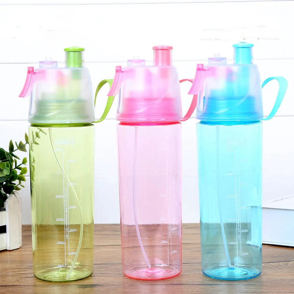 2018 NEW 600 ML Travel Sport Cycling Mist Spray Water Gym Beach Bottle Leak-proof Drinking Bottle Dropshipping D23 July2
2018 NEW 600 ML Travel Sport Cycling Mist Spray Water Gym Beach Bottle Leak-proof Drinking Bottle Dropshipping D23 July2