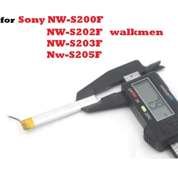 New Battery for Sony Walkmen NW-S200F S202F S203F S204F S205F MP3 3.7V Li-Polymer Lithium Polymer Rechargeable Accumulator
New Battery for Sony Walkmen NW-S200F S202F S203F S204F S205F MP3 3.7V Li-Polymer Lithium Polymer Rechargeable Accumulator