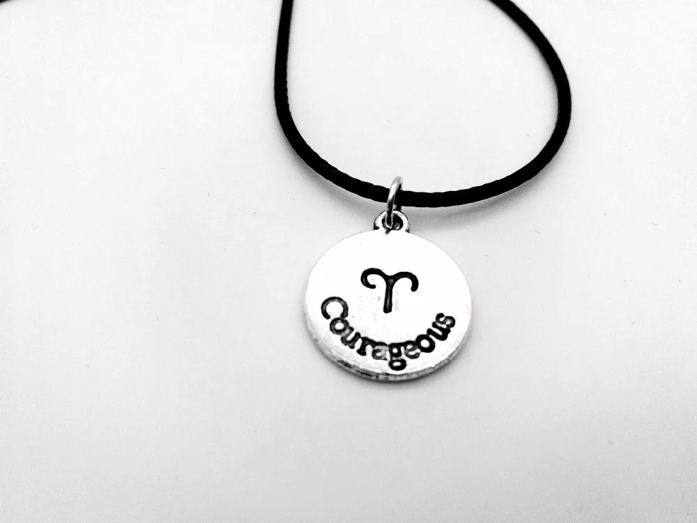 10PCS Zodiac Aries Necklace Signs 12 Constellation Rope Necklace Horoscope Disc Goat Courageous Letter Leather Necklaces
10PCS Zodiac Aries Necklace Signs 12 Constellation Rope Necklace Horoscope Disc Goat Courageous Letter Leather Necklaces