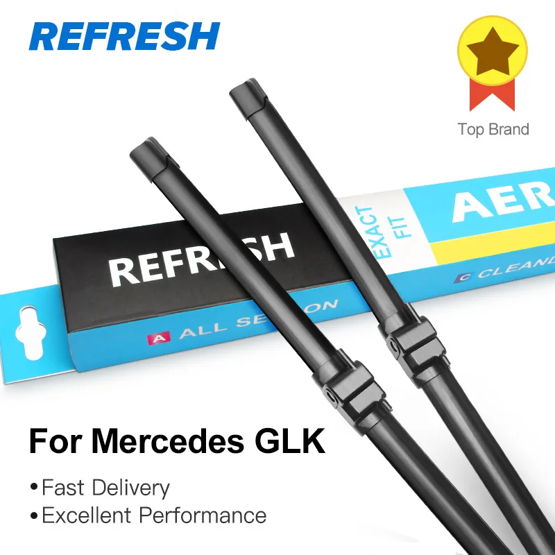 REFRESH Wiper Blades for Mercedes Benz GLK Class X204 Fit Side Pin Arms GLK 200 220 250 280 300 320 350 CDI 4Matic
REFRESH Wiper Blades for Mercedes Benz GLK Class X204 Fit Side Pin Arms GLK 200 220 250 280 300 320 350 CDI 4Matic